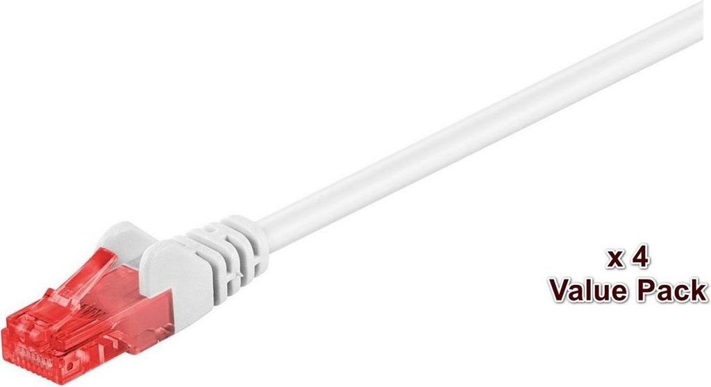 Microconnect V-UTP620WVP 20m Cat6 U/UTP (UTP) Weiß Netzwerkkabel (V-UTP620WVALUEPACKAGE)