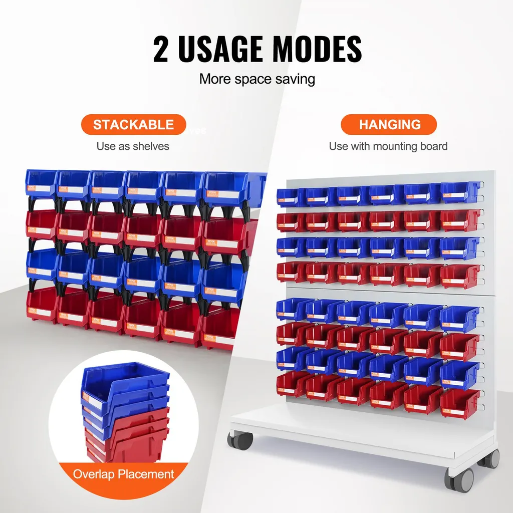 Lot de 24 boîtes de rangement avec couvercles clipsables robustes