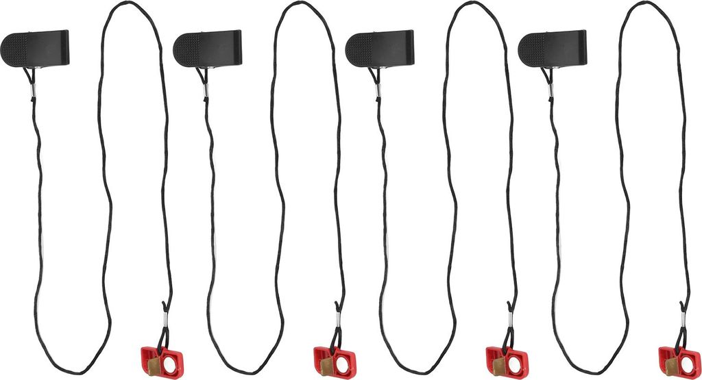4PCS Laufband Not-Aus-Schalter mit Magnet Laufmaschine Sicherheitsclip Fitness Zubehör Tastensperre