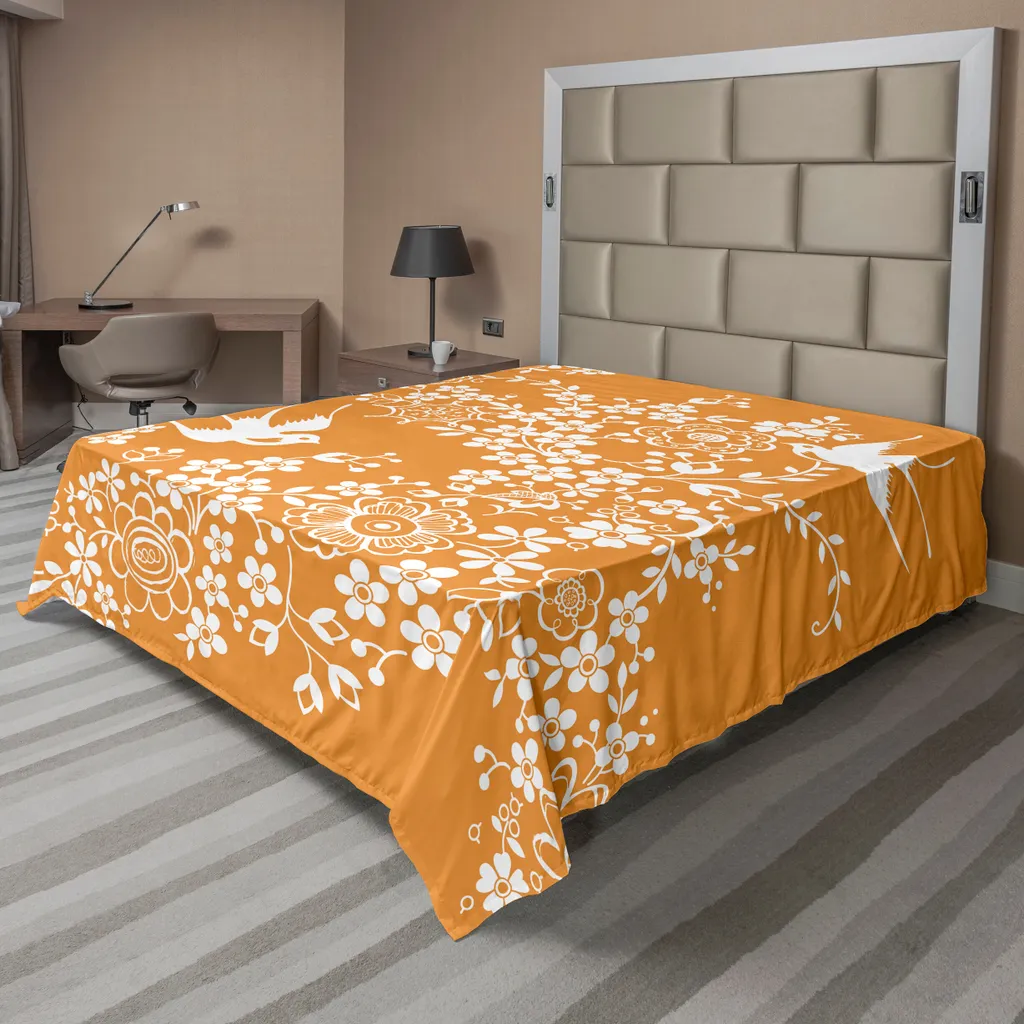 Lenzuolo ABAKUHAUS Bianco Margherita 266x260 cm - Morbida Microfibra Zen