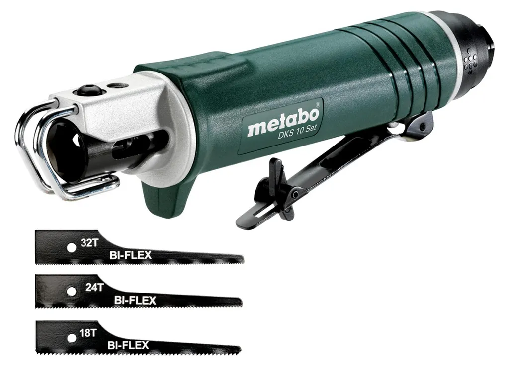 Metabo Scie à carrosserie pneumatique DKS 10 Set - Coupe précise