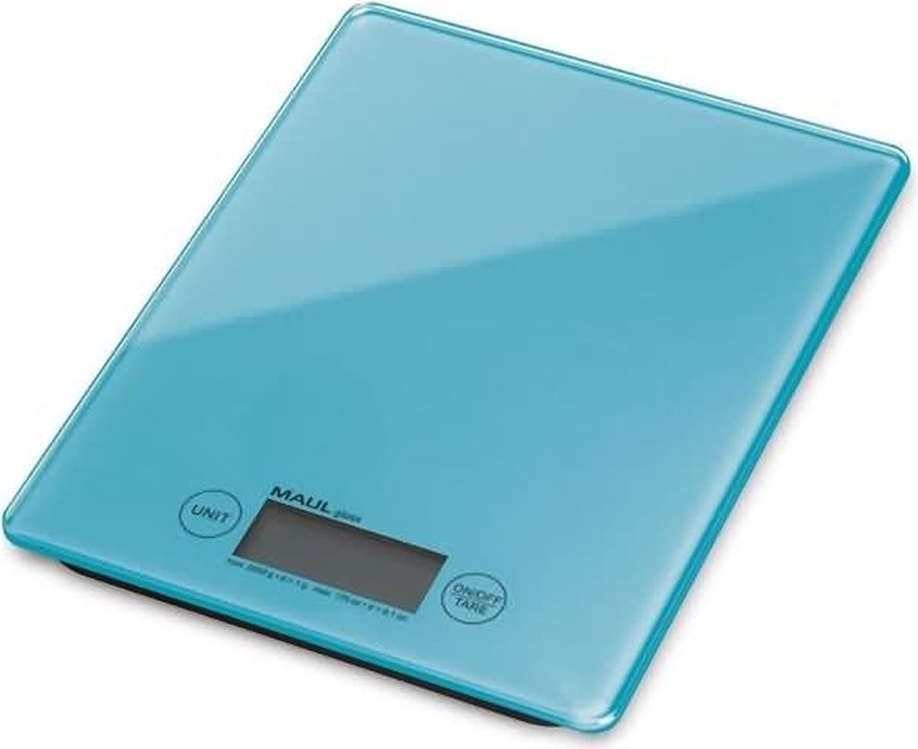 Briefwaage MAULgloss bis 5000g hellblau Packung mit 12 Stück