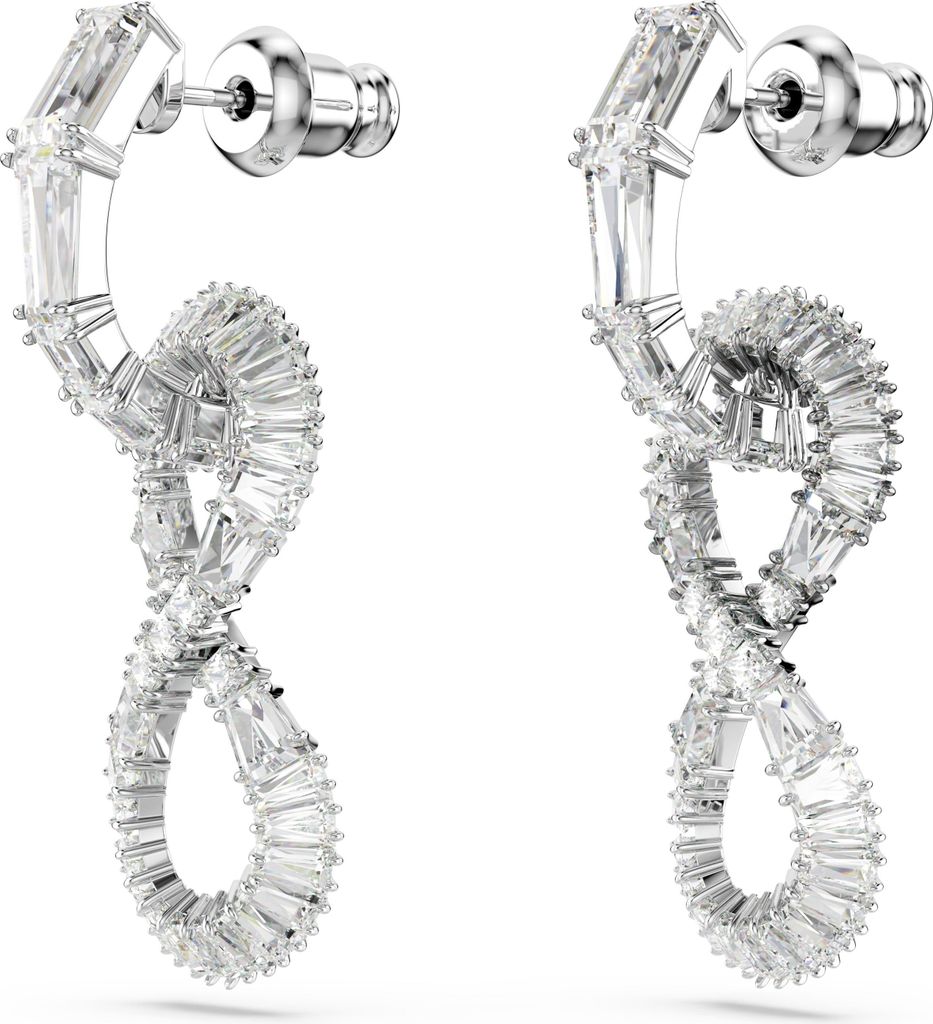 Swarovski Ohrringe Uni Hyperbola Infinity Weiß Produktbild 