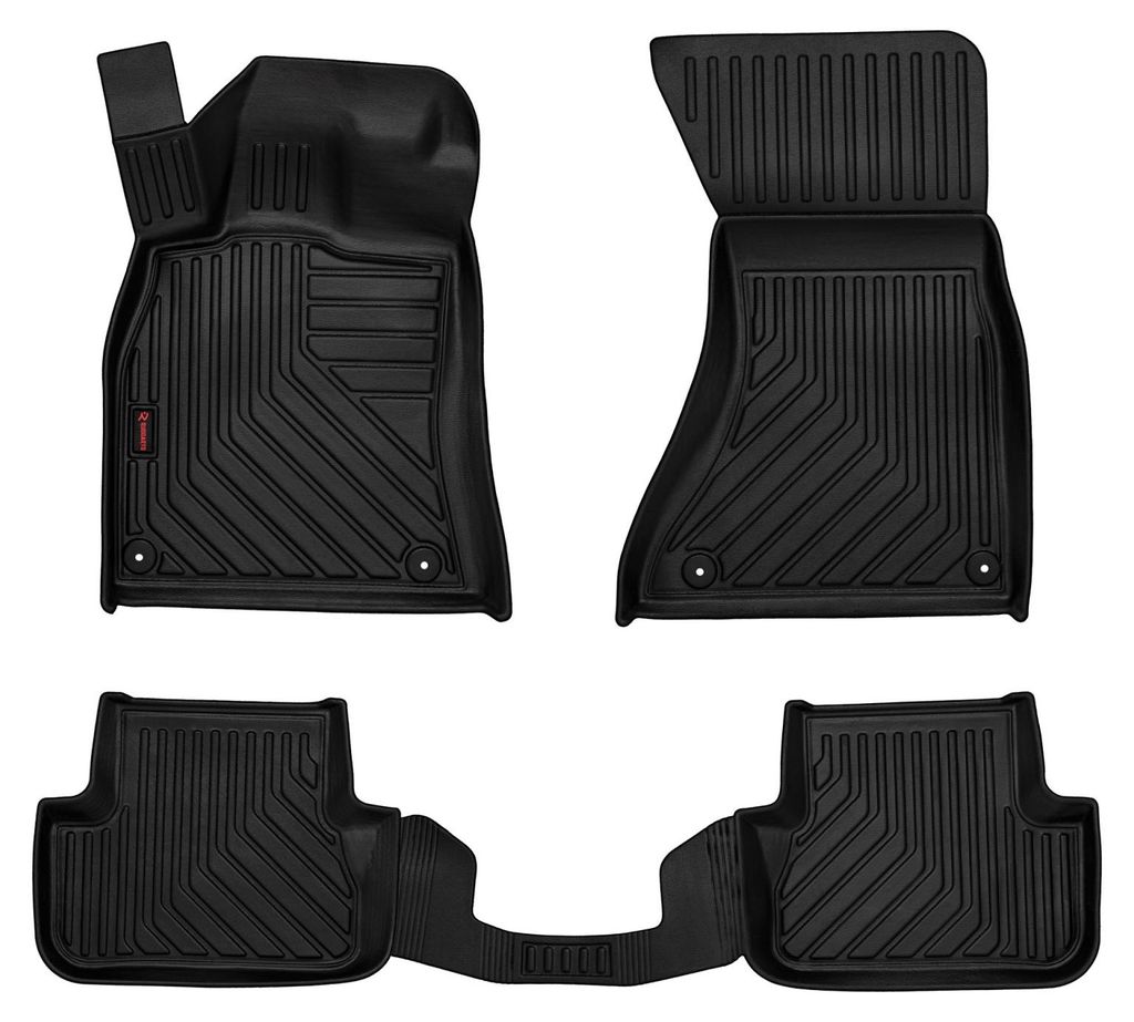 Gummi-Fußmatten für Audi A4 B8 2007-2015 Produktbild 