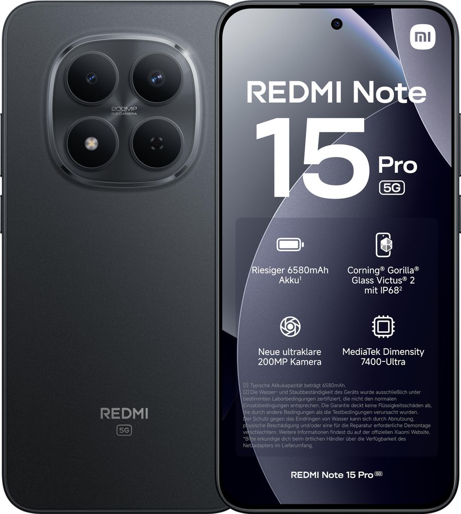 Xiaomi Redmi Note 15 Pro 5G 17,4 cm (6,83") 8 Go 256 Go Image du produit 