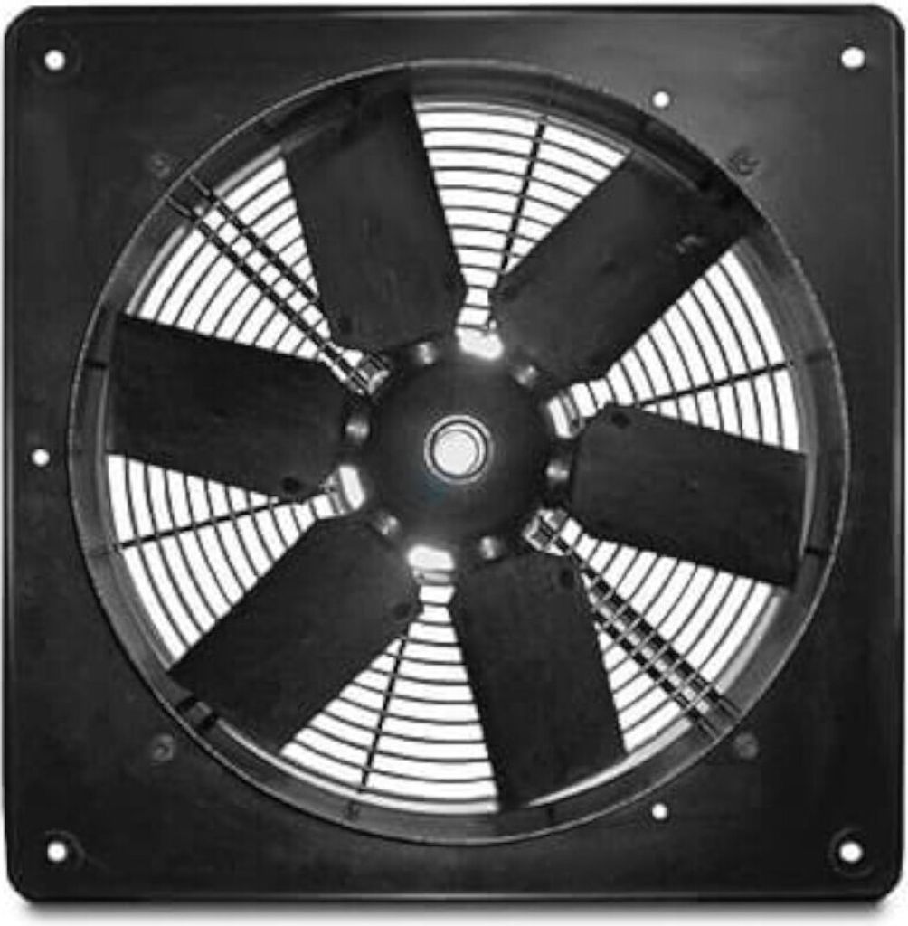 Axiale Wandventilatoren EQ HD T Reihe mit IP55 Schutz bis zu 12000 m³/h Luftleistung