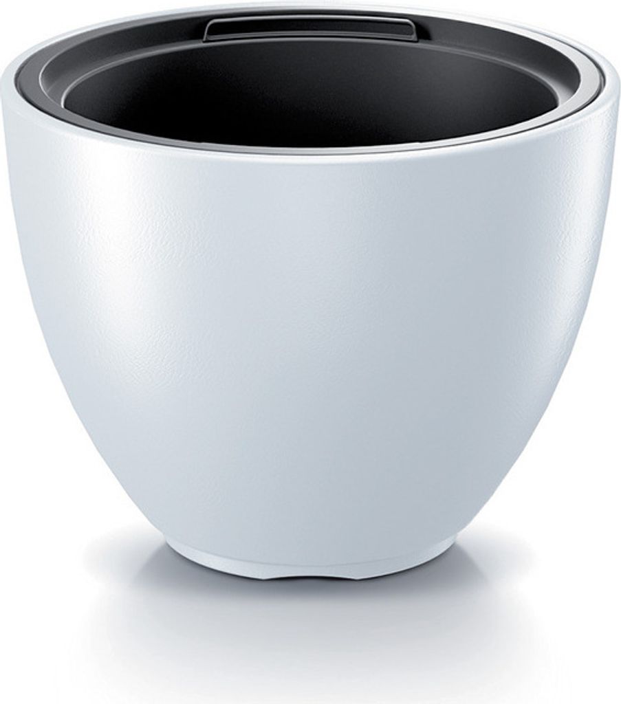 Sleek Planter with Smooth Surface and Elevated Tapered Base Produktbild 1