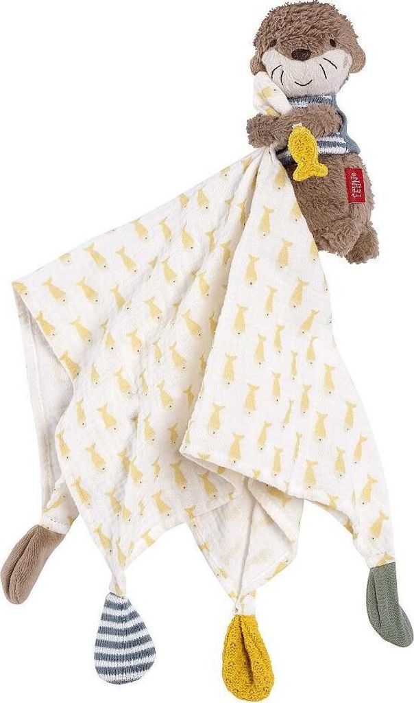 Musselin-Schmusetuch Otter – Schnuffeltuch mit Produktbild 