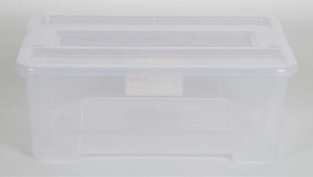 Lot de 10 Boîtes TEX Box 10L 38x28x14cm Transparentes avec Couvercle