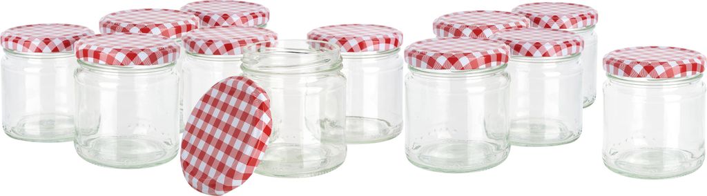 VBS Gläser mit Schraubdeckel "Rund", 170 ml 12 Stück Produktbild 