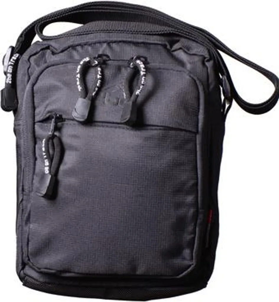 Sacoche noire homme et femme 2be Tonic - Petit sac porté épaule pratique