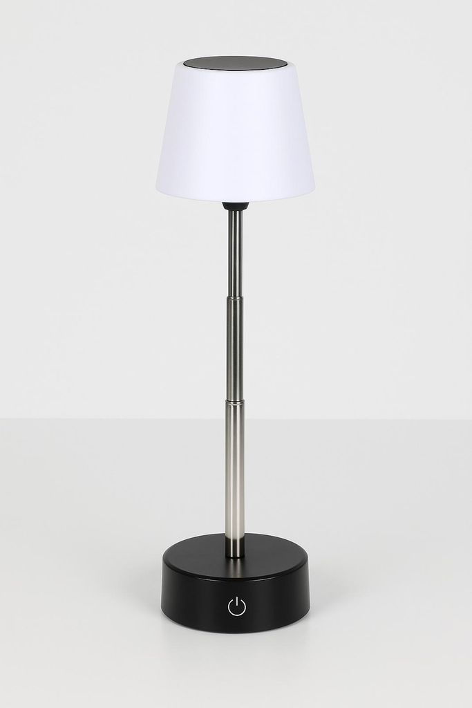 Teleskop-Tischleuchte D10×11,5 cm – kompakte, ausziehbare LED-Tischlampe für Schreibtisch, Nachtkommode und Reisen – moderne, platzsparende L...