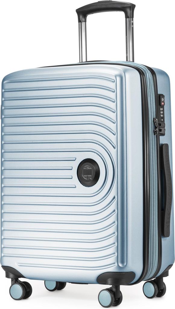 HAUPTSTADTKOFFER Mitte - Handgepäck Trolley erweiterbar Koffer 4 Rollen 55x40x23 cm Cary-On suitcase Hand Luggage 55 L Hardcase Bordgepäck Luftha...