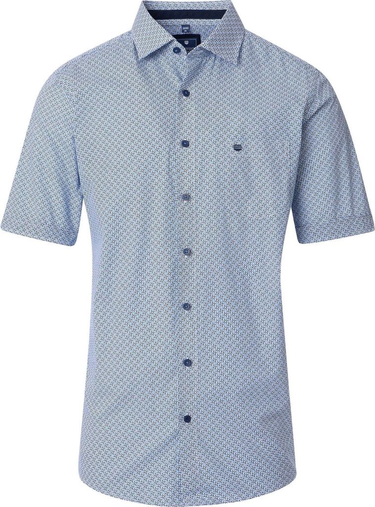 Redmond - Comfort Fit - Herren Freizeithemd Kurzarm (251065999), Größe:XXL, Farbe:Blau(10)
