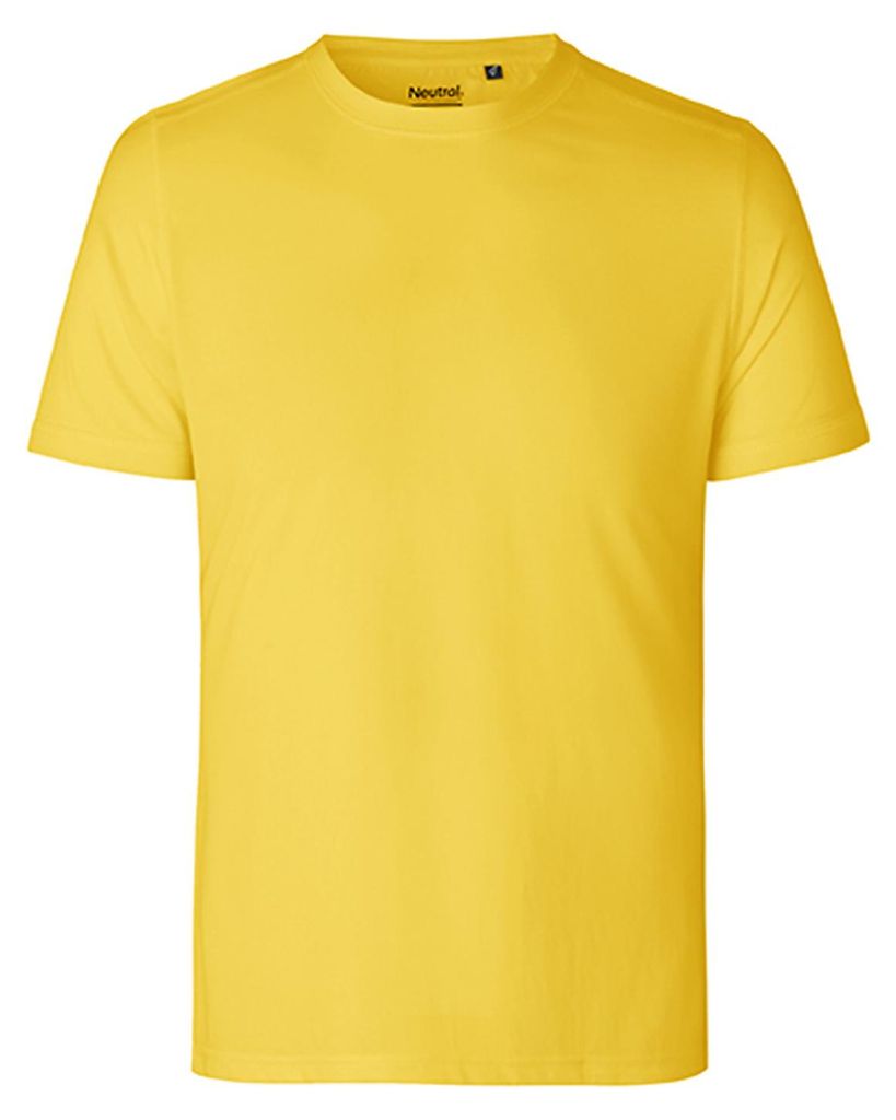 Neutral R61001 | Herren Shirt, Performance T-Shirt, 100 % recycelter Polyest - Farbe: Yellow - Größe: M