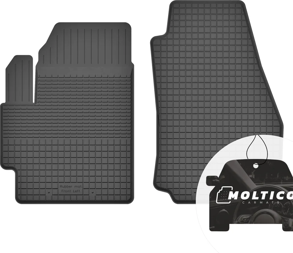Set 2 Tappeti Anteriori Gomma Chevrolet Tacuma 2000-2008 Antiscivolo
