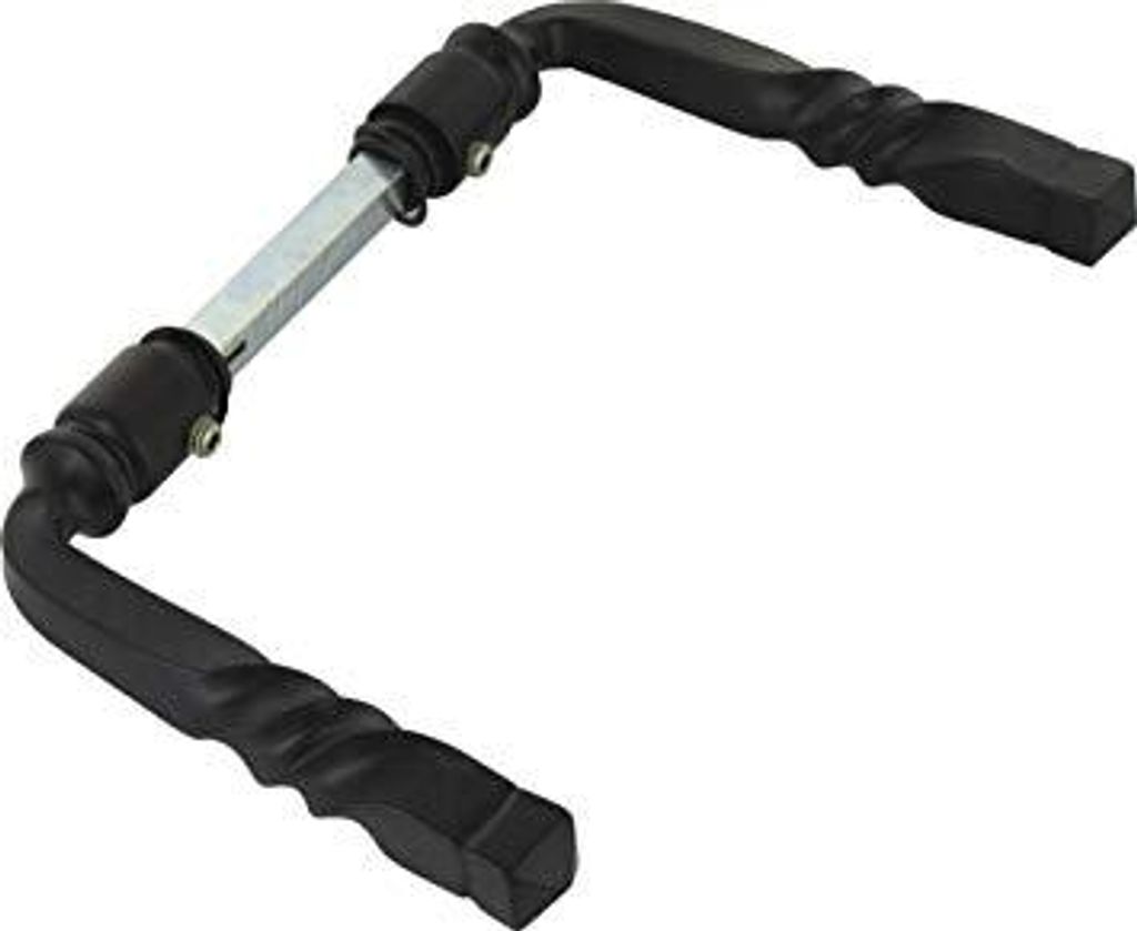 Doppelter Türdrücker Aquitaine 49 BOUVET Eisen schwarz - 7x95 mm - 15266