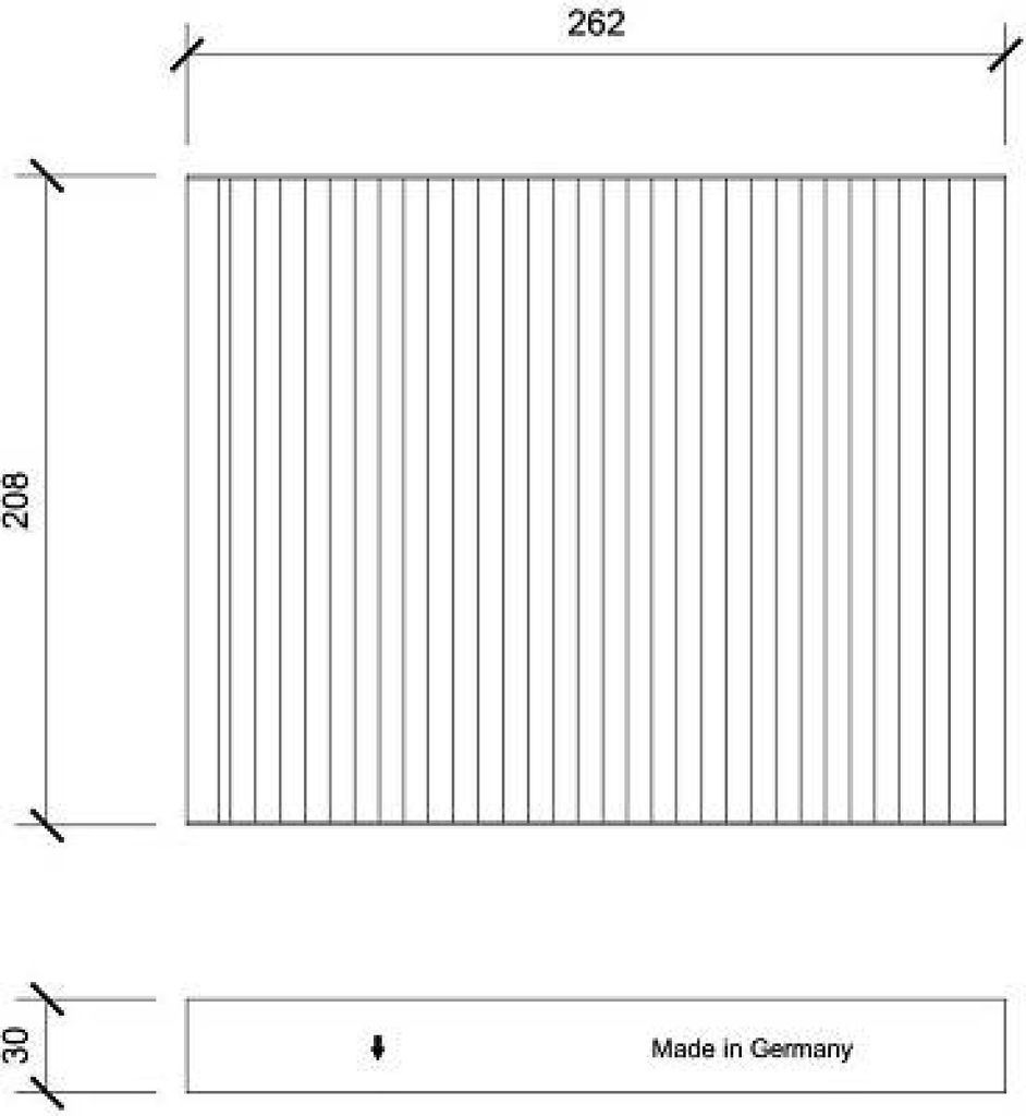 DIEDERICHS DCI0221 Innenraumfilter Pollenfilter für HYUNDAI SANTA FÉ II (CM)