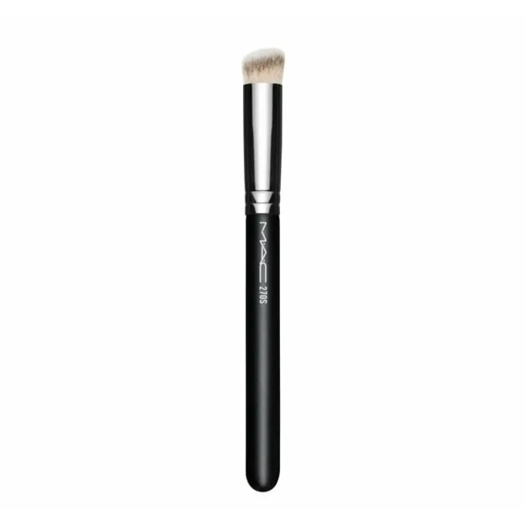 Mini Pinceau Biseauté MAC 270S à Fibres Synthétiques Douces Teint