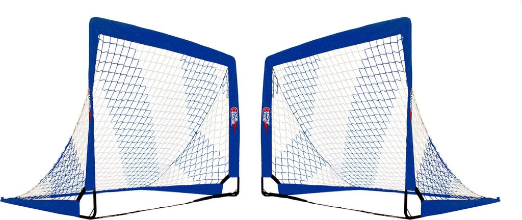 Pár brán POP UP 1,2x0,9 m - modrá a biela Obrázok produktu 