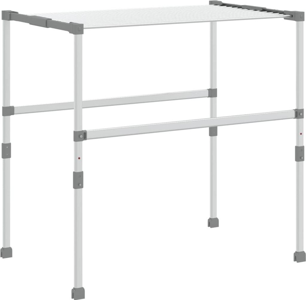 vidaXL Sušák na prádlo 83x(50-55)x(40-85) cm Hliník Obrázek produktu 