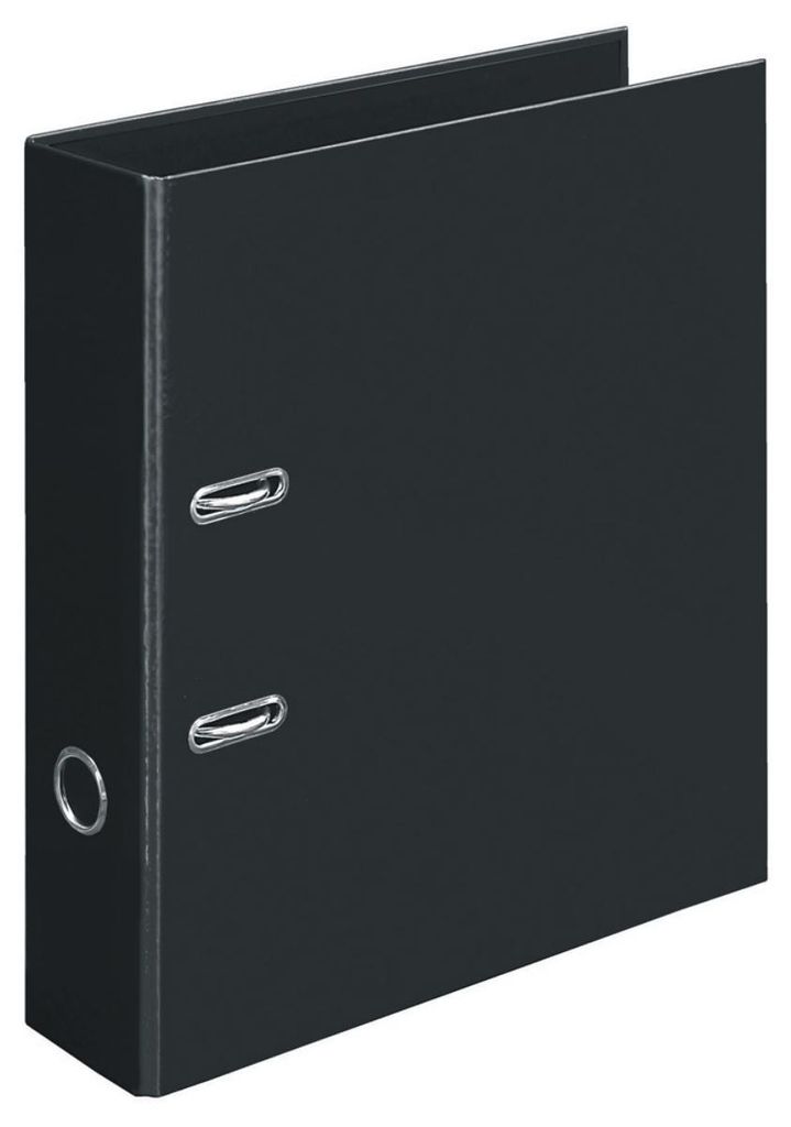 Briefordner Velocolor Classic A4 7cm schwarz Packung mit 6 Produktbild 