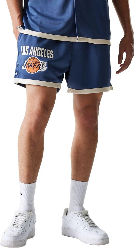 New Era Shorts - SNAP BUTTON Los Angeles Lakers - M