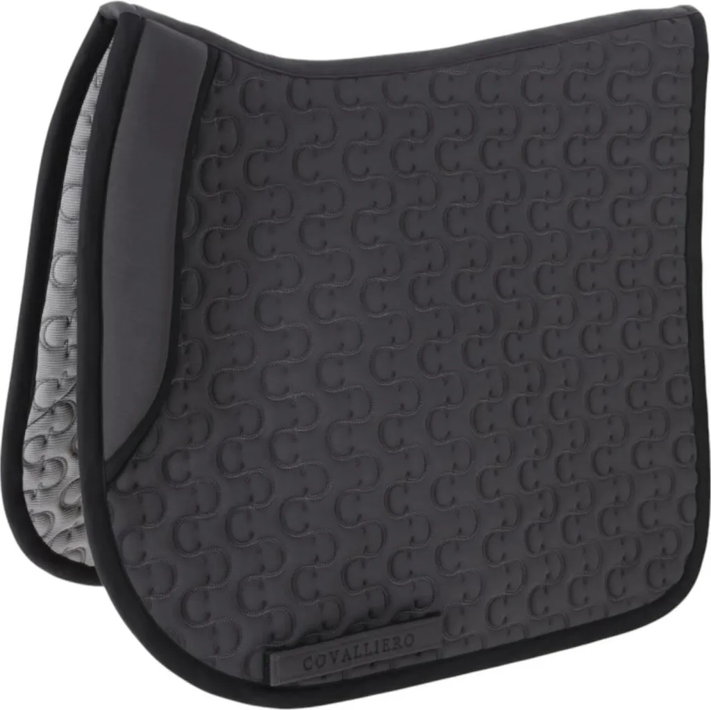 Tapis de selle Covalliero Anniversary graphite DR pour les concours