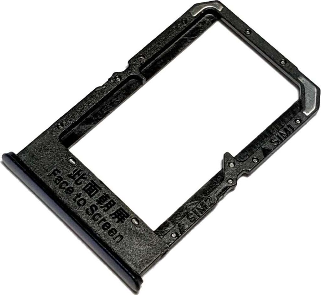 Dual Simkartenhalter für Oppo Reno4 Z 5G (CPH2065), Original Ersatzteil, Schwarz