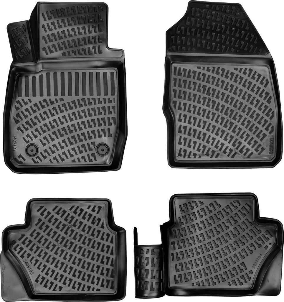 3D Fussmatten passend für Ford Fiesta VI 2009-2017