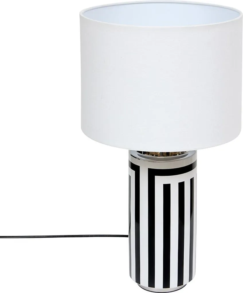 Lampe de chevet Eloria design bicolore - Luminaire d'appoint de salon