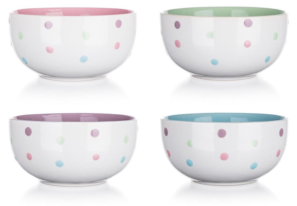 Miska ceramiczna 520 ml PUNTÍKY mix kolorów Zdjęcie produktu 
