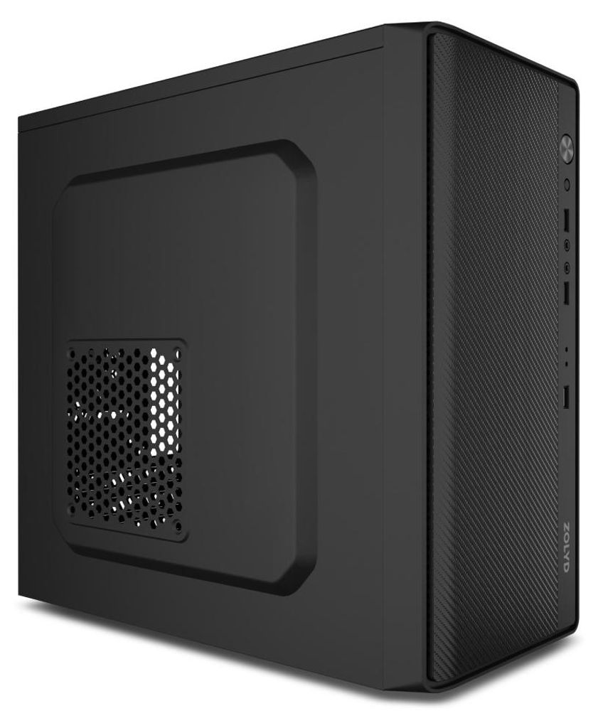 Zolyd Node, Tower, PC, Schwarz, micro ATX, Mini-ITX, SPCC, Metall, Gummi, Kunststoff, 14 cm
