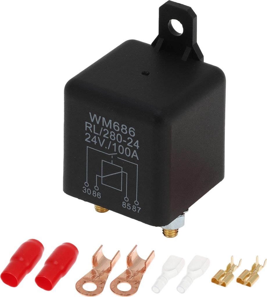 2 Pins 24V 100A Auto-Relais Mehrzweck wasserdichtes 1 Satz Dauerrelais