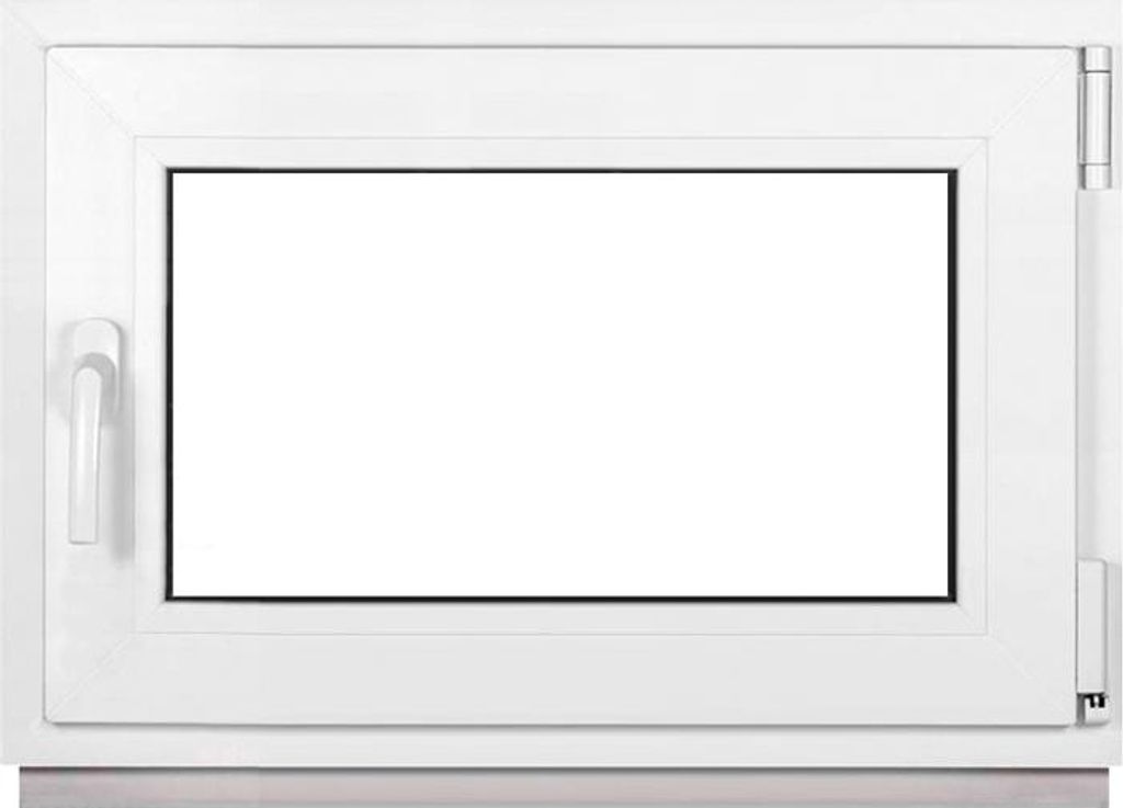 Framex sklepní okno PVC okno bílé Šírka x výška 85 x 55 cm Obrázek produktu 