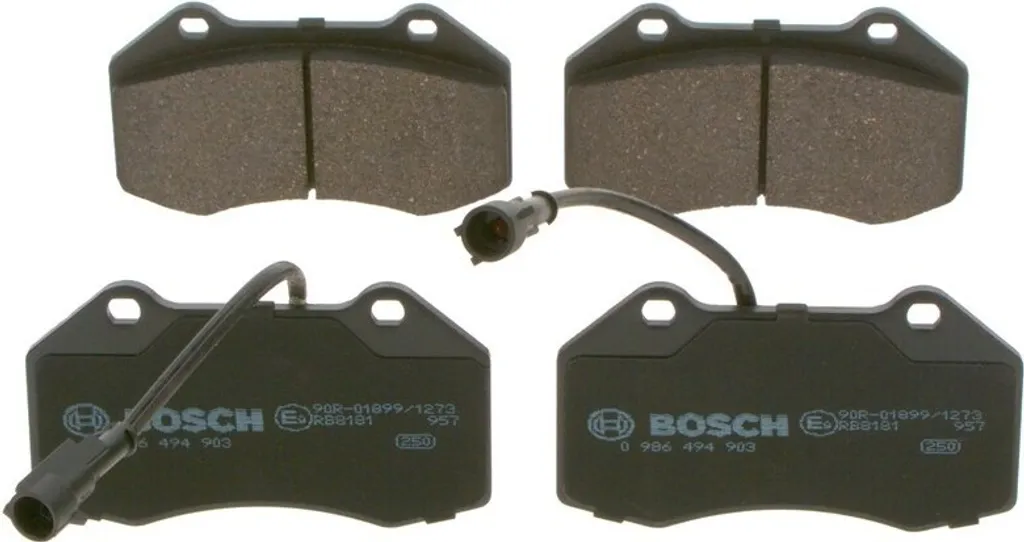 Jeu de plaquettes de frein à disque Bosch OE 71773661 pour Fiat et Alfa