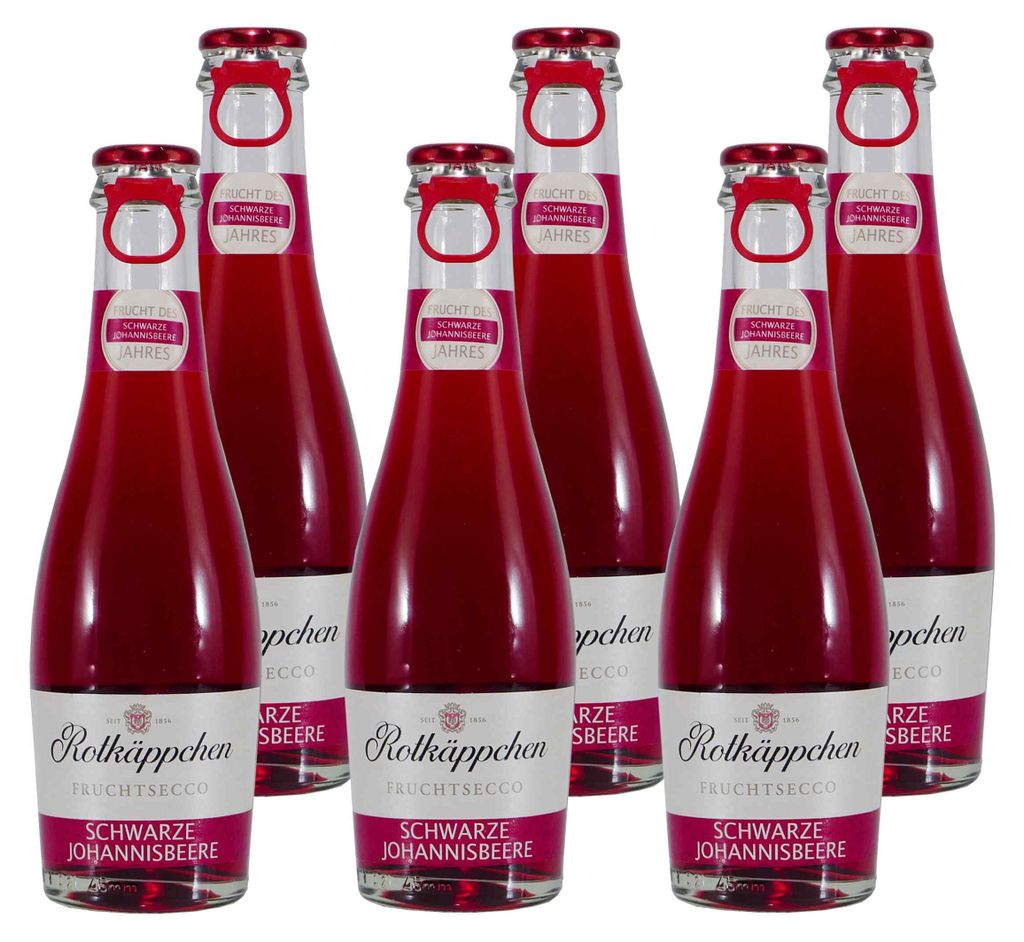 Rotkäppchen Fruchtsecco Schwarze Johannisbeere (12 x 0,2L) Produktbild 