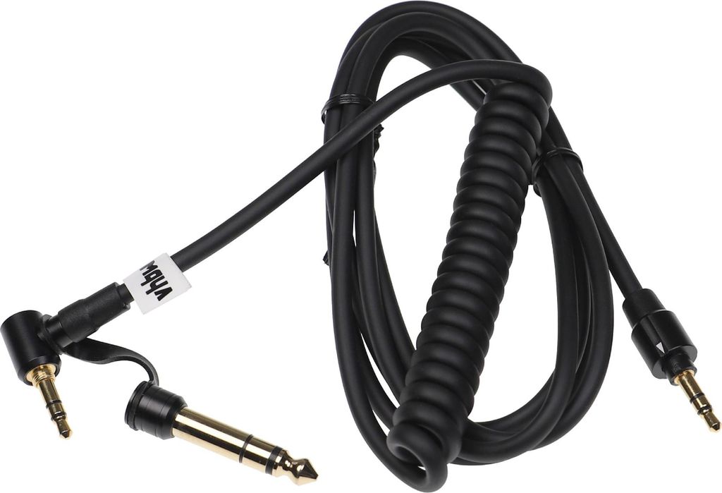 vhbw Audio AUX Kabel kompatibel mit Monster Beats by Dr. Dre Solo, Mixr, Pro Kopfhörer - Audiokabel 3,5 mm Klinkenstecker auf 6,3 mm, 150 cm Schwarz