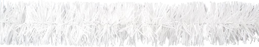 Weihnachtsgirlande Lametta 5cm, 3 Meter weiß Produktbild 