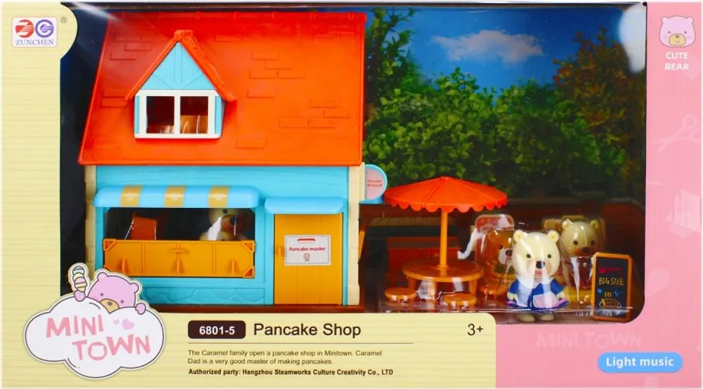 Set Restaurant Interactif B/O Akc 47X27X17 cm avec Équipement Mis W