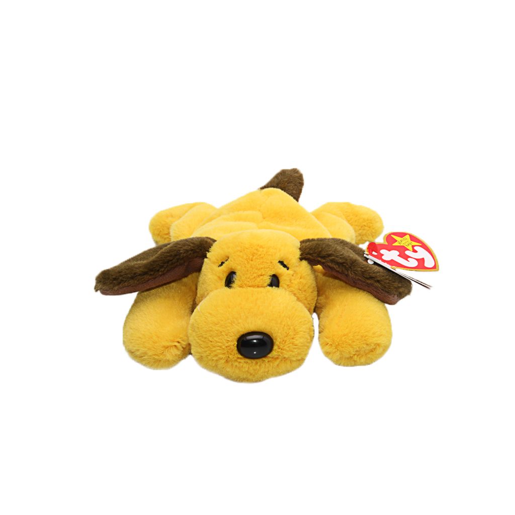 TY Original Beanie Babies - Bones The Dog Plush Toy, 15.5cm Regular Size Collectible