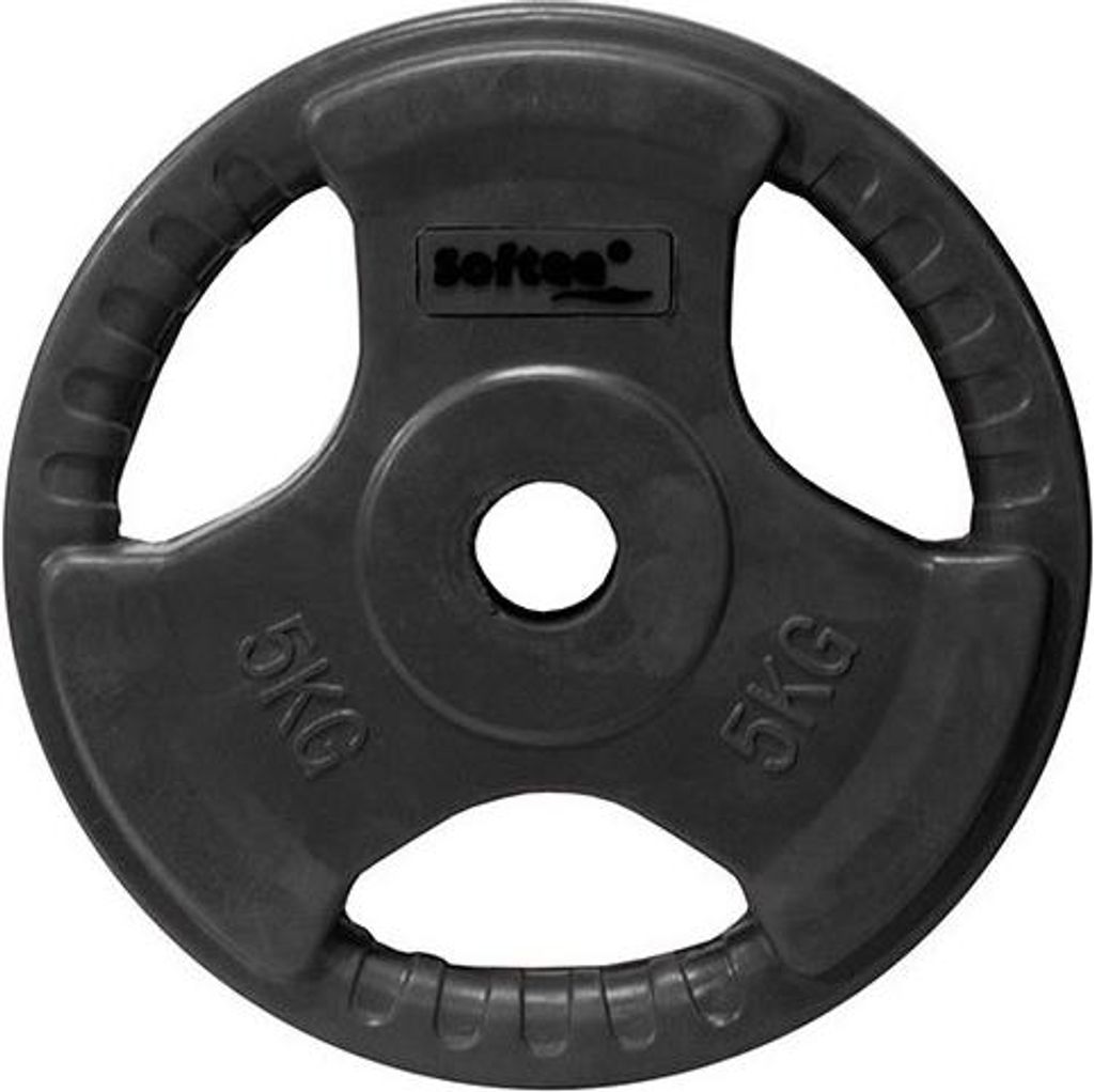 Softee Rubber Coated 5kg Hantelscheibe 5 kg 5 kg