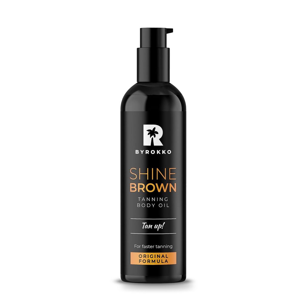 Byrokko briller huile brune, huile de bronzage 150 ml Image du produit 
