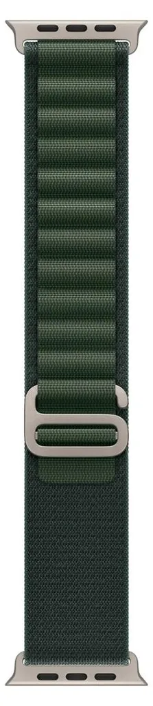 Bracelet Alpine Loop S Ajustable Apple 49 mm - Vert et Titane Noir - 4