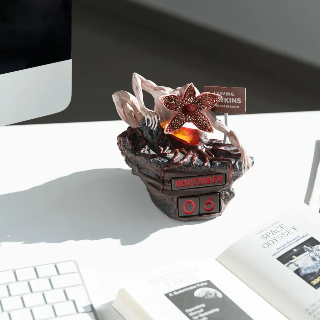 Calendrier Perpétuel Stranger Things Demogorgon Décoration Bureau