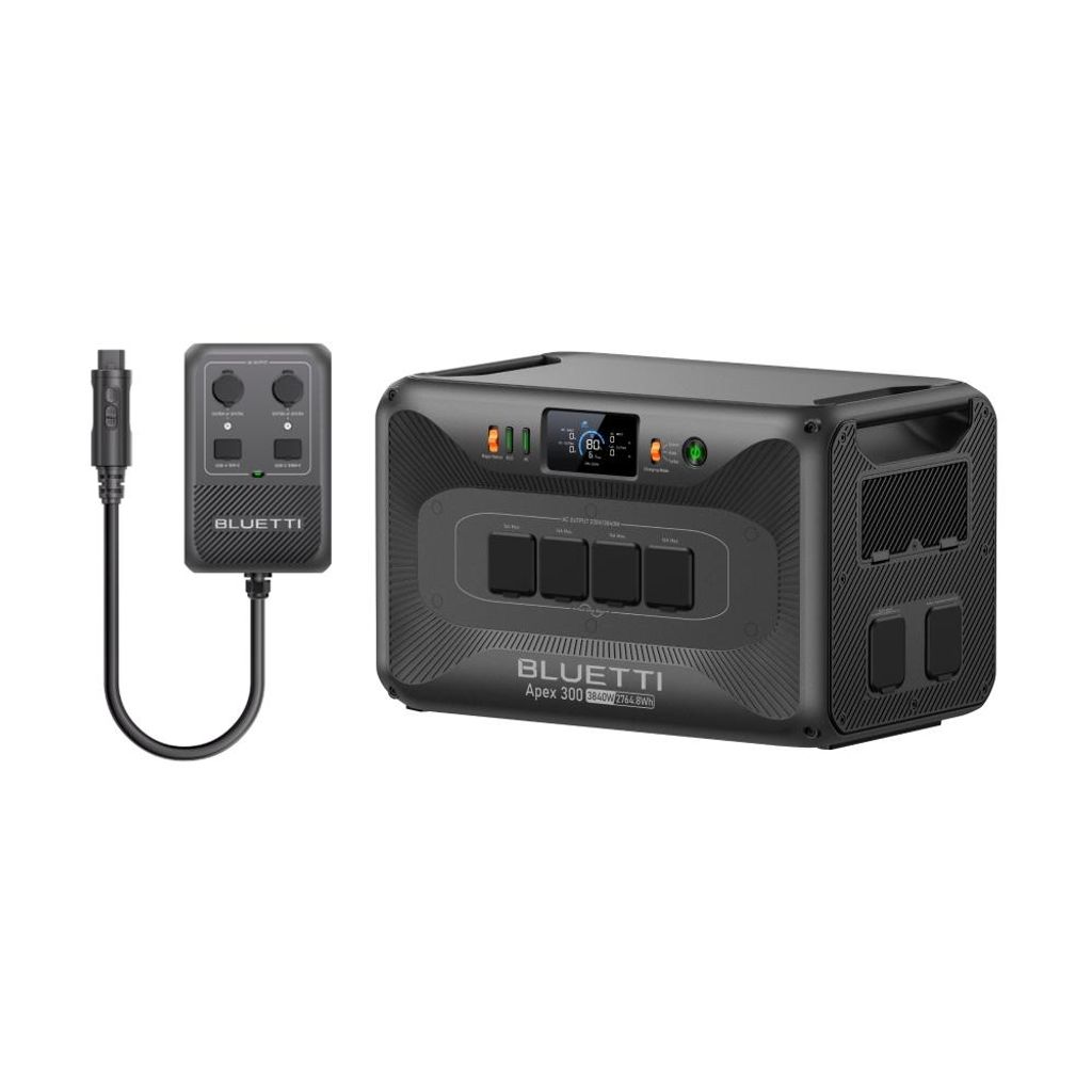 Generatore solare BLUETTI Apex 300 con Hub D1, batteria LFP Immagine del prodotto 