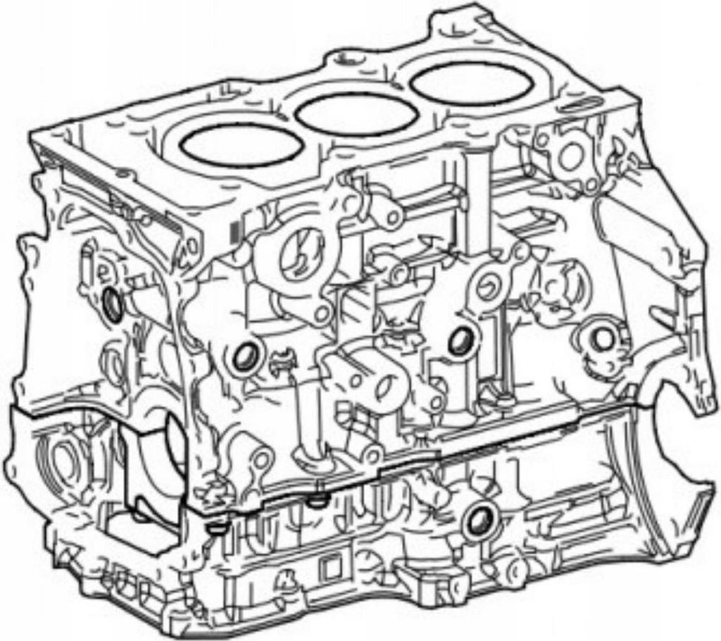 TOYOTA Yaris Gr Motorblock 11400-18051 OE