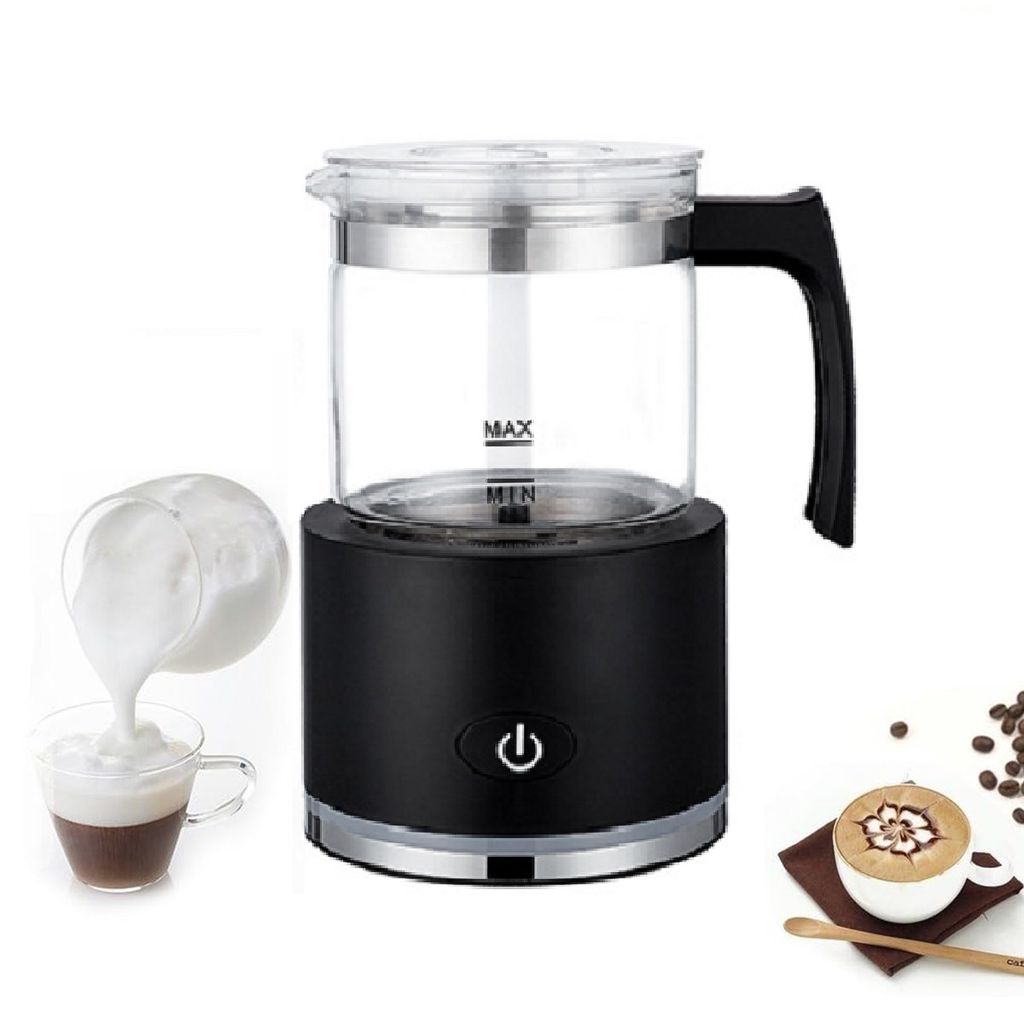 Milchaufschäumer 600W Elektrischer Milchaufschäumer, 2 in 1 Milchaufschäumer