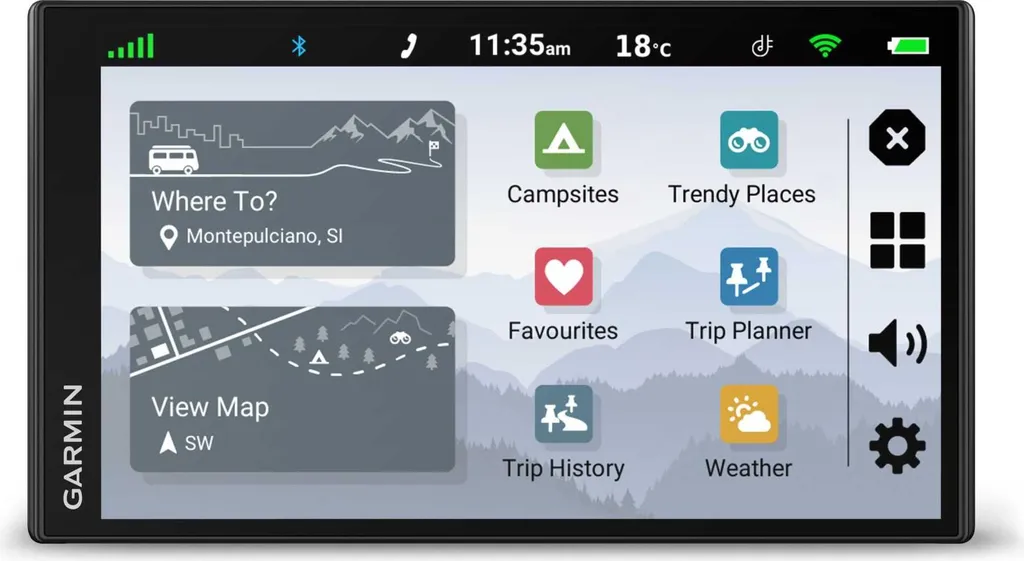 Garmin CamperVan GPS Galileo avec écran large 6,95 pouces pour vanlife