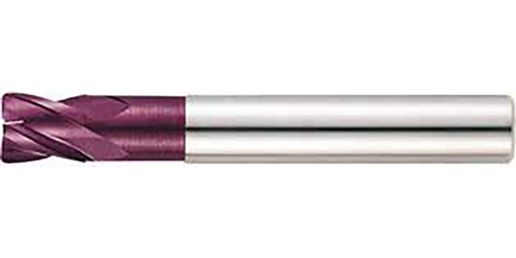 FORMAT Torusfräser WN VHM TiALN 10,0/1,00mm Z4 extrakurz, Durchmesser:10 mm, Schneidstoff:VHM, Radius:1,00 mm